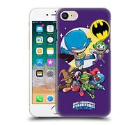 Head Case Designs sous Licence Officielle Super Friends DC Comics Batman Jeunes Enfants Art Composé Coque Dure pour l'arrière Compatible avec Apple iPhone 7/8 / SE 2020 & 2022
