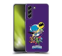 Head Case Designs sous Licence Officielle Super Friends DC Comics Batman Toddlers Composed Art Coque en Gel [Qualité Militaire] Compatible avec Samsung Galaxy S21 FE 5G Et Compatible avec MagSafe