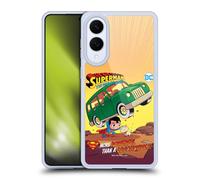 Head Case Designs sous Licence Officielle Super Friends DC Comics Superman 1 Jeunes Enfants Couverture Bandes Dessinées Coque en Gel [Qualité Militaire] Compatible avec Samsung Galaxy S25 Edge