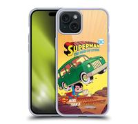 Head Case Designs sous Licence Officielle Super Friends DC Comics Superman 1 Toddlers Comic Covers Coque en Gel [Qualité Militaire] Compatible avec Apple iPhone 15 Plus Et Compatible avec MagSafe