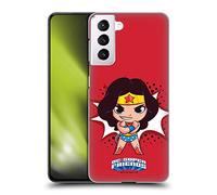 Head Case Designs sous Licence Officielle Super Friends DC Comics Wonder Woman Jeunes Enfants 1 Coque Dure pour l'arrière Compatible avec Samsung Galaxy S21 5G