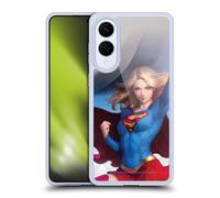 Head Case Designs sous Licence Officielle Superman DC Comics #12 Variante Supergirl Art Bande dessinée Coque en Gel [Protection de Qualité Militaire] Compatible avec Samsung Galaxy S25 Edge