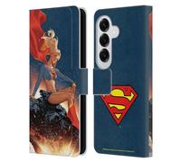 Head Case Designs sous Licence Officielle Superman DC Comics #23 Variante Supergirl Art Bande dessinée Étui Portefeuille en Cuir Compatible avec Samsung Galaxy S26