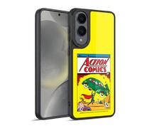Head Case Designs sous Licence Officielle Superman DC Comics Action Comics 1 Couvertures Célèbres De Livre Comique Coque en Gel renforcée [Qualité Militaire] Compatible avec Samsung Galaxy S25 Edge