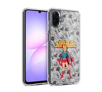 Head Case Designs sous Licence Officielle Superman DC Comics Classique Supergirl Art Bande dessinée Coque en Gel [Protection de Qualité Militaire] Compatible avec Samsung Galaxy A07 4G