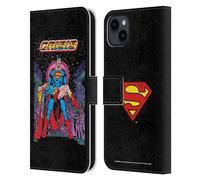 Head Case Designs sous Licence Officielle Superman DC Comics Crisis on Infinite Earths Couvertures Célèbres De Livre Comique Étui Portefeuille en Cuir Compatible avec Apple iPhone 15 Plus