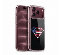 Head Case Designs sous Licence Officielle Superman DC Comics Drapeau des États-Unis 2 Logos Coque en Gel [Qualité Militaire] Compatible avec Apple iPhone 18 Pro Max Et Compatible avec MagSafe