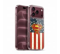 Head Case Designs sous Licence Officielle Superman DC Comics Drapeau des États-Unis Logos Coque en Gel [Qualité Militaire] Compatible avec Apple iPhone 18 Pro Max Et Compatible avec MagSafe