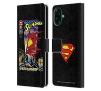 Head Case Designs sous Licence Officielle Superman DC Comics Mort Couvertures Célèbres De Livre Comique Étui Portefeuille en Cuir Compatible avec Samsung Galaxy A07