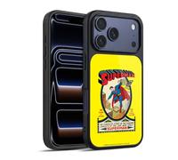 Head Case Designs Sous Licence Officielle Superman DC Comics Numéro 1 Couvertures Célèbres De Livre Comique Coque en gel renforcée [Protection de Qualité Militaire] Compatible avec Apple iPhone 17 Pro