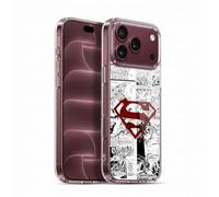 Head Case Designs sous Licence Officielle Superman DC Comics Red Logo Splatter Comicbook Art Coque en Gel [Qualité Militaire] Compatible avec Apple iPhone 18 Pro Max Et Compatible avec MagSafe