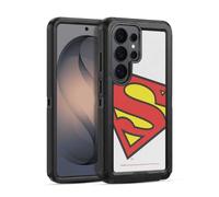 Head Case Designs sous Licence Officielle Superman DC Comics Trop Grand Logos Étui Antichoc Ultra-Blindé Compatible avec Samsung Galaxy S26 Ultra
