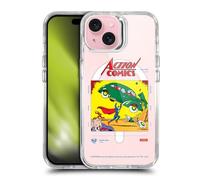 Head Case Designs sous Licence Officielle Superman DC Comics Vintage Logos et Comics Étui Antichoc [Protection de Qualité Militaire] Compatible avec Apple iPhone 15 et Compatible avec MagSafe