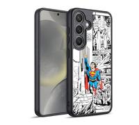 Head Case Designs sous Licence Officielle Superman DC Comics Vol Art de la Bande dessinée Coque en Gel renforcée [Protection de Qualité Militaire] Compatible avec Samsung Galaxy S24 5G