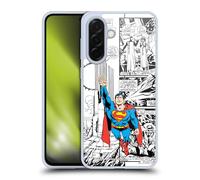 Head Case Designs sous Licence Officielle Superman DC Comics Vol Art de la Bande dessinée Coque en Gel [Protection de Qualité Militaire] Compatible avec Samsung Galaxy A36 5G