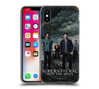 Head Case Designs sous Licence Officielle Supernatural Groupe De La Saison 12 Art Clé Coque en Gel [Qualité Militaire] Compatible avec Apple iPhone X/iPhone XS Et Compatible avec MagSafe