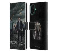 Head Case Designs sous Licence Officielle Supernatural Groupe De La Saison 12 Art Clé Étui Portefeuille en Cuir Compatible avec Samsung Galaxy A07