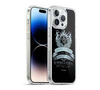 Head Case Designs sous Licence Officielle Supernatural Saving People Logo Vecteurs Coque en Gel [Protection de Qualité Militaire] Compatible avec Apple iPhone 14 Pro Max Et Compatible avec MagSafe