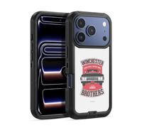 Head Case Designs sous Licence Officielle Supernatural Winchester Brothers 2 Vecteurs Étui Antichoc Ultra-Blindé Compatible avec Apple iPhone 17 Pro
