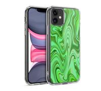 Head Case Designs sous Licence Officielle Suzan Lind Vert Clair Marbre Coque en Gel [Protection de Qualité Militaire] Compatible avec Apple iPhone 11 Et Compatible avec MagSafe