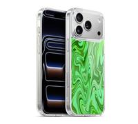 Head Case Designs sous Licence Officielle Suzan Lind Vert Clair Marbre Coque en Gel [Protection de Qualité Militaire] Compatible avec Apple iPhone 17 Pro Max Et Compatible avec MagSafe