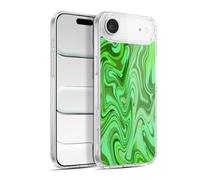 Head Case Designs sous Licence Officielle Suzan Lind Vert Clair Marbre Coque en Gel [Protection de Qualité Militaire] Compatible avec Apple iPhone 17 Air Et Compatible avec MagSafe