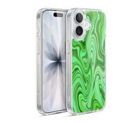 Head Case Designs sous Licence Officielle Suzan Lind Vert Clair Marbre Coque en Gel [Protection de Qualité Militaire] Compatible avec Apple iPhone 17 Et Compatible avec MagSafe