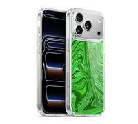 Head Case Designs sous Licence Officielle Suzan Lind Vert émeraude Marbre Coque en Gel [Protection de Qualité Militaire] Compatible avec Apple iPhone 17 Pro Max Et Compatible avec MagSafe