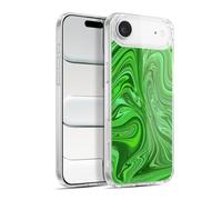 Head Case Designs sous Licence Officielle Suzan Lind Vert émeraude Marbre Coque en Gel [Protection de Qualité Militaire] Compatible avec Apple iPhone 17 Air Et Compatible avec MagSafe