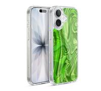 Head Case Designs sous Licence Officielle Suzan Lind Vert Marbre Coque en Gel [Protection de Qualité Militaire] Compatible avec Apple iPhone 17 Et Compatible avec MagSafe