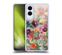 Head Case Designs sous Licence Officielle Suzanne Allard Centre De Table Floral Art Floral Coque en Gel [Protection de Qualité Militaire] Compatible avec Samsung Galaxy S25 Edge