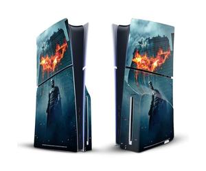 Head Case Designs sous Licence Officielle The Dark Knight Affiche Batman Art Clé Vinyle Autocollant De Jeu Peau Autocollant Couverture Compatible avec Sony PlayStation 5 PS5 Slim Disc Edition Console