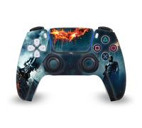 Head Case Designs sous Licence Officielle The Dark Knight Affiche Batman Art Clé Vinyle Plaque Frontale Autocollant De Jeu Peau Autocollant Compatible avec Sony PlayStation 5 PS5 DualSense Controller