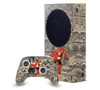 Head Case Designs Sous Licence Officielle The Flash DC Comics Character Collage Comic Book Art Enveloppement De Console De Jeu Et Skins Pour Manette compatible avec Xbox Series S Console & Controller Bundle