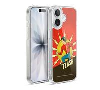 Head Case Designs sous Licence Officielle The Flash DC Comics Jay Garrick 2 Vintage Coque en Gel [Protection de Qualité Militaire] Compatible avec Apple iPhone 17 Et avec MagSafe