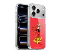 Head Case Designs sous Licence Officielle The Flash DC Comics Speedster Vintage Coque en Gel [Protection de Qualité Militaire] Compatible avec Apple iPhone 17 Pro Et avec MagSafe