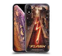 Head Case Designs sous Licence Officielle The Flash TV Series Barry Poster Coque en Gel [Protection de Qualité Militaire] Compatible avec Apple iPhone XR