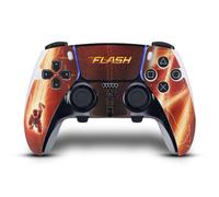 Head Case Designs sous Licence Officielle The Flash TV Series Barry Poster Vinyle Autocollant De Jeu Peau Autocollant Couverture Compatible avec Sony PlayStation 5 PS5 DualSense Edge Controller