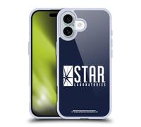 Head Case Designs sous Licence Officielle The Flash TV Series Étoile Labs Logos Coque en Gel [Protection de Qualité Militaire] Compatible avec Apple iPhone 16 Et Compatible avec MagSafe
