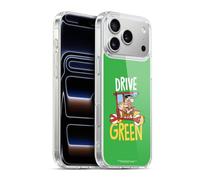 Head Case Designs sous Licence Officielle The Flintstones Conduire Vert Graphiques Coque en Gel [Protection de Qualité Militaire] Compatible avec Apple iPhone 17 Pro Max Et avec MagSafe