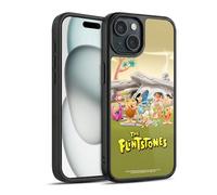 Head Case Designs sous Licence Officielle The Flintstones Maison de Pierres Personnages Coque en Gel renforcée [Protection de Qualité Militaire] Compatible avec Apple iPhone 15