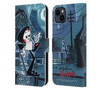 Head Case Designs sous Licence Officielle The Grim Adventures of Billy & Mandy Grim Graphiques Étui Portefeuille en Cuir Compatible avec Apple iPhone 15 Plus