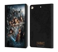 Head Case Designs sous Licence Officielle The Hobbit an Unexpected Journey Groupe Art Clé Étui Portefeuille en Cuir Compatible avec Apple iPad 9.7 2017 / iPad 9.7 2018