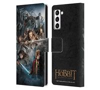 Head Case Designs sous Licence Officielle The Hobbit an Unexpected Journey Groupe Art Clé Étui Portefeuille en Cuir Compatible avec Samsung Galaxy S21+ 5G