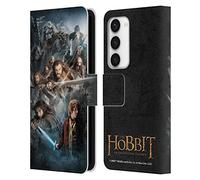 Head Case Designs sous Licence Officielle The Hobbit an Unexpected Journey Groupe Art Clé Étui Portefeuille en Cuir Compatible avec Samsung Galaxy S23 5G