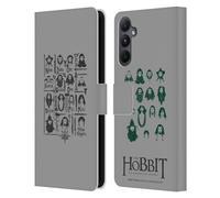 Head Case Designs sous Licence Officielle The Hobbit an Unexpected Journey L'entreprise Art Clé Étui Portefeuille en Cuir Compatible avec Samsung Galaxy A05s