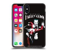 Head Case Designs sous Licence Officielle The Joker DC Comics Batman: Harley Quinn 1 Art Personnage Coque en Gel [Protection de Qualité Militaire] Compatible avec Apple iPhone X/iPhone XS