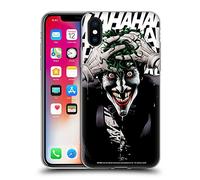 Head Case Designs sous Licence Officielle The Joker DC Comics The Killing Joke Art Personnage Coque en Gel [Qualité Militaire] Compatible avec Apple iPhone X/iPhone XS Et Compatible avec MagSafe