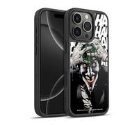 Head Case Designs sous Licence Officielle The Joker DC Comics The Killing Joke Art Personnage Coque en Gel renforcée [Protection de Qualité Militaire] Compatible avec Apple iPhone 16 Pro