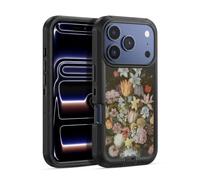 Head Case Designs sous Licence Officielle The National Gallery A Still Life of Flowers in A Wan-Li Vase Art Étui Antichoc Ultra-Blindé Compatible avec Apple iPhone 17 Pro